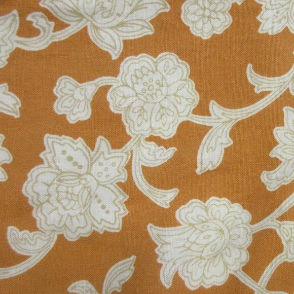 BRIGGS Ladies Linen Blend Shorts Womens XXL Orange Cream Floral Flowers 2XL NWT - Picture 3 of 12